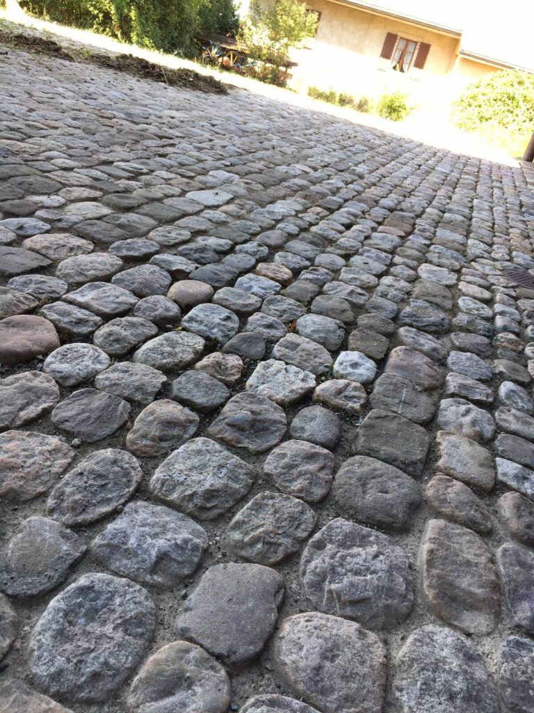 Pierre après nettoyage