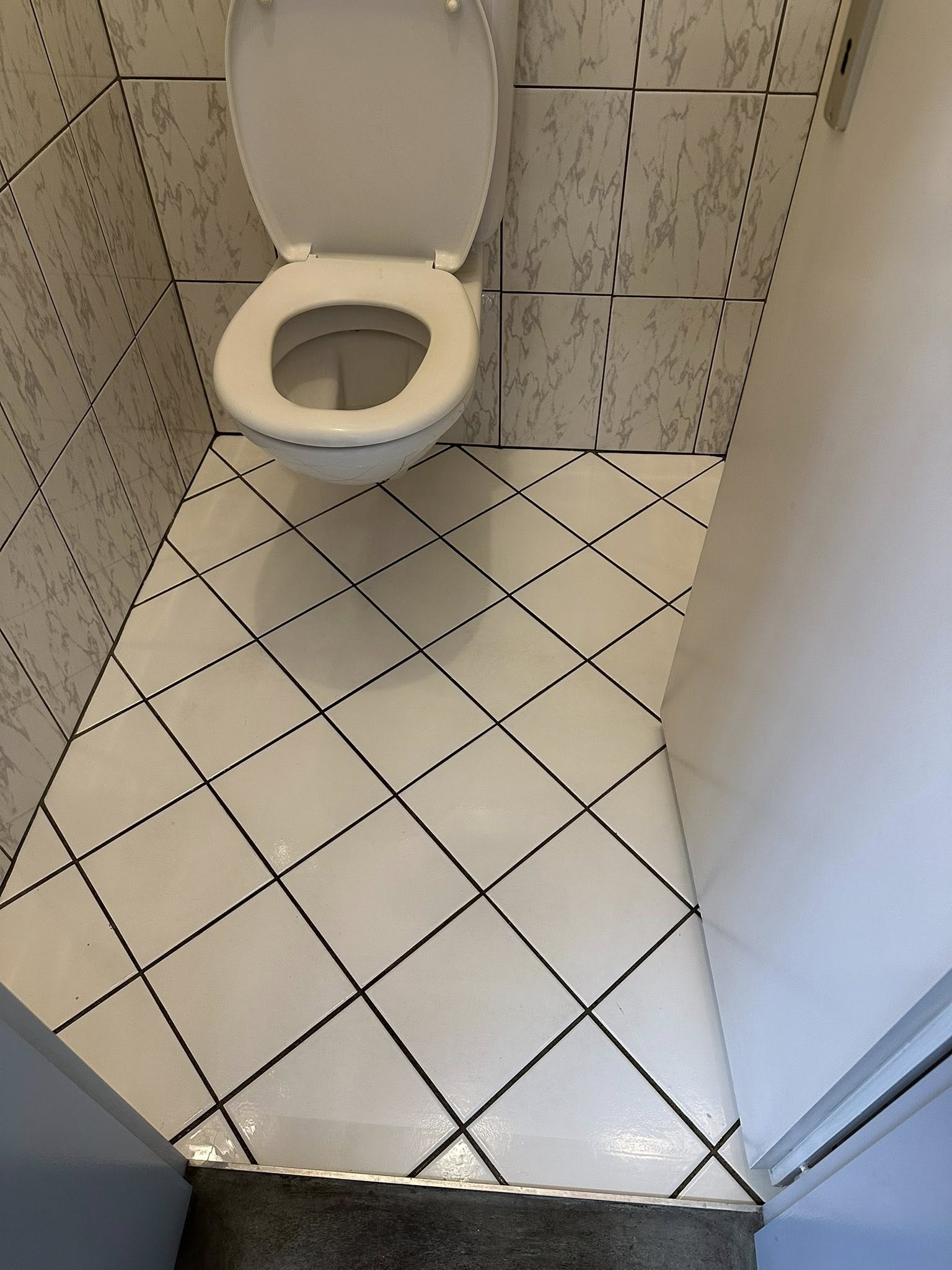Toilettes après nettoyage